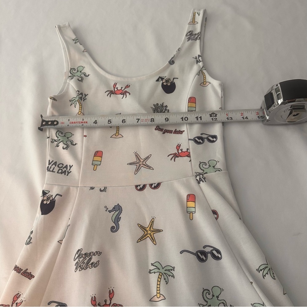 Divided H&M Vacay Print Dress size US 4 - Picture 8 of 8
